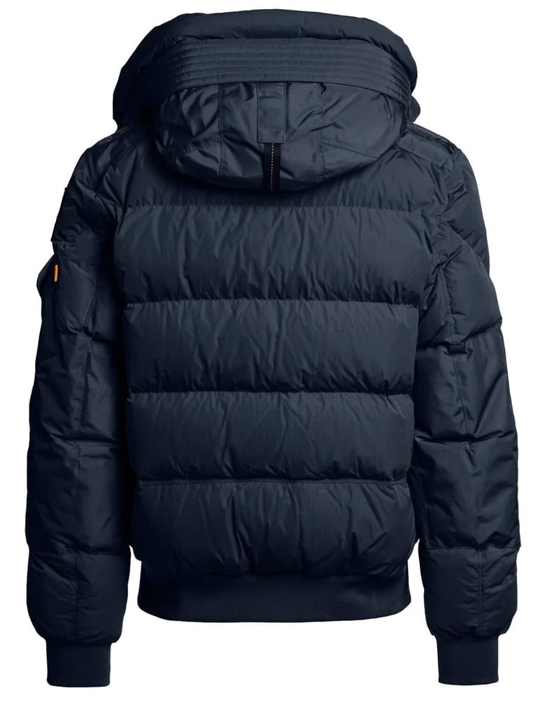 blue polyester coat by Selfnex