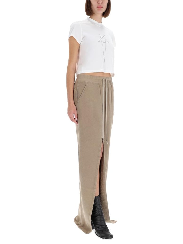 ivory cotton skirt by Selfnex