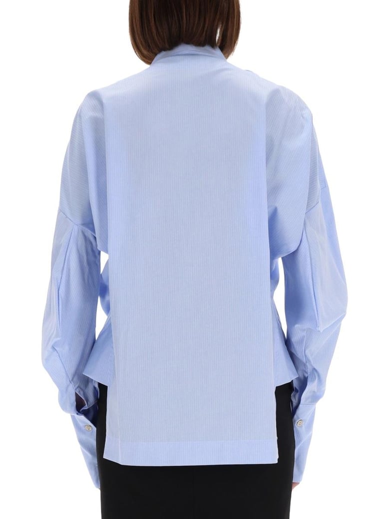 azure cotton shirt by Selfnex