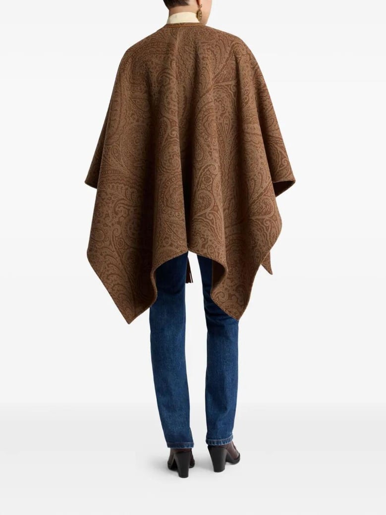 wool and cashmere cape by Selfnex