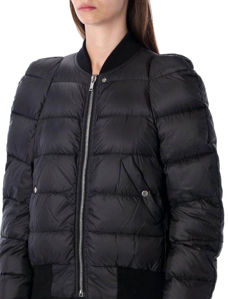 comforter down bomber jacket by Selfnex