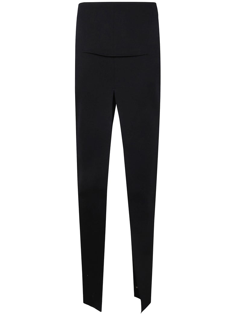 long skirt with center slits by Selfnex