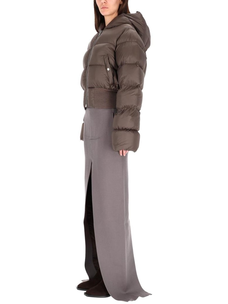 long skirt with center slits by Selfnex