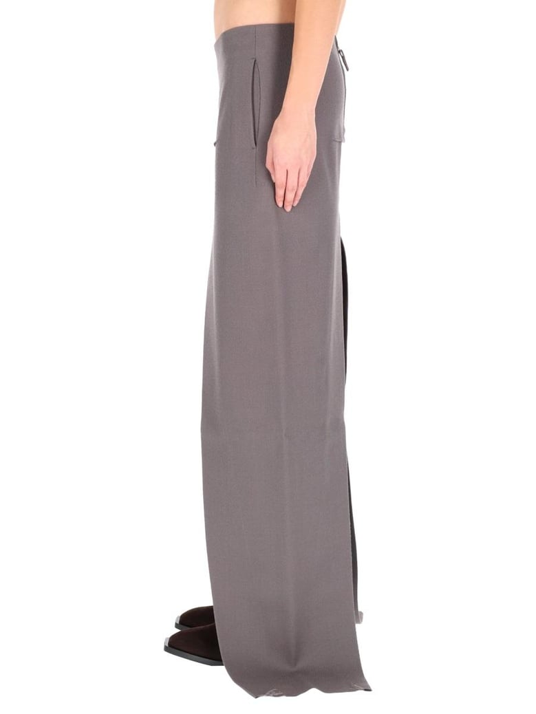 long skirt with center slits by Selfnex
