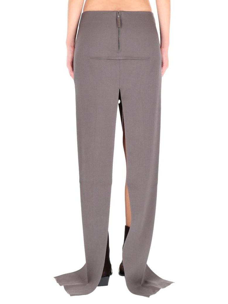 long skirt with center slits by Selfnex