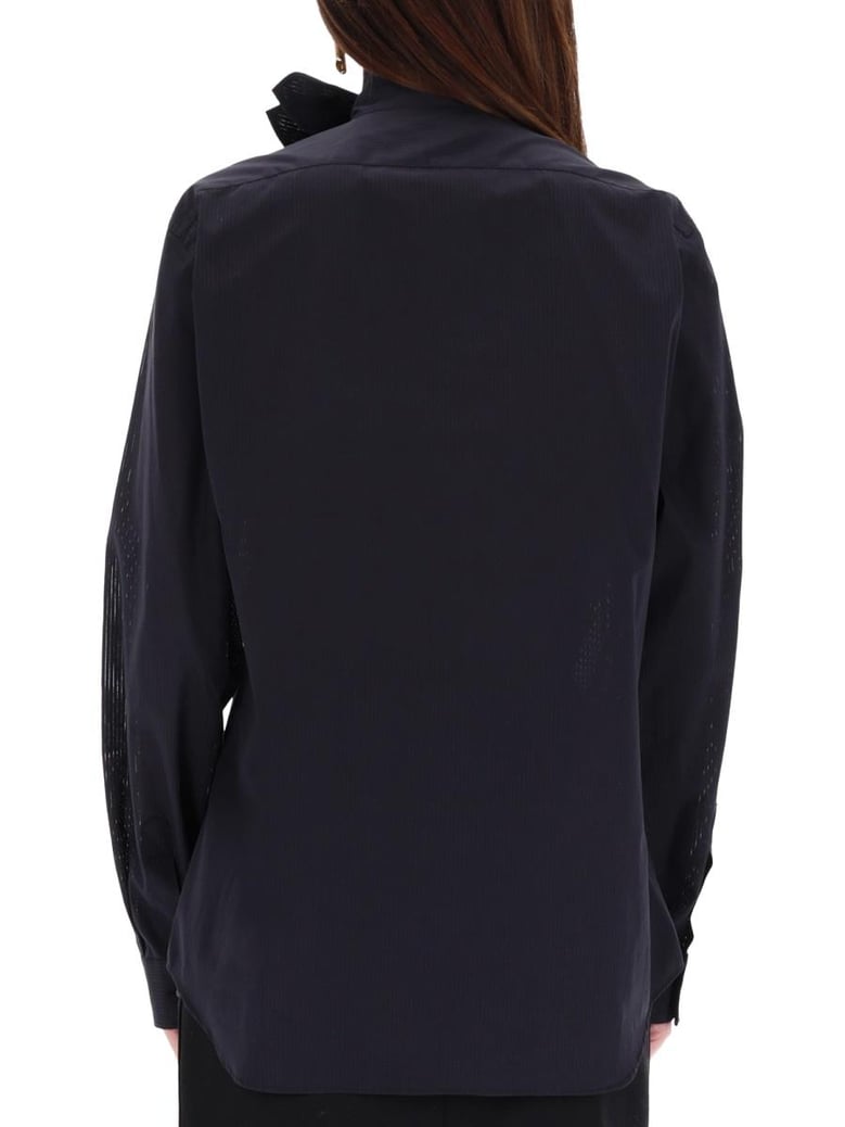 cotton poplin jacquard shirt by Selfnex