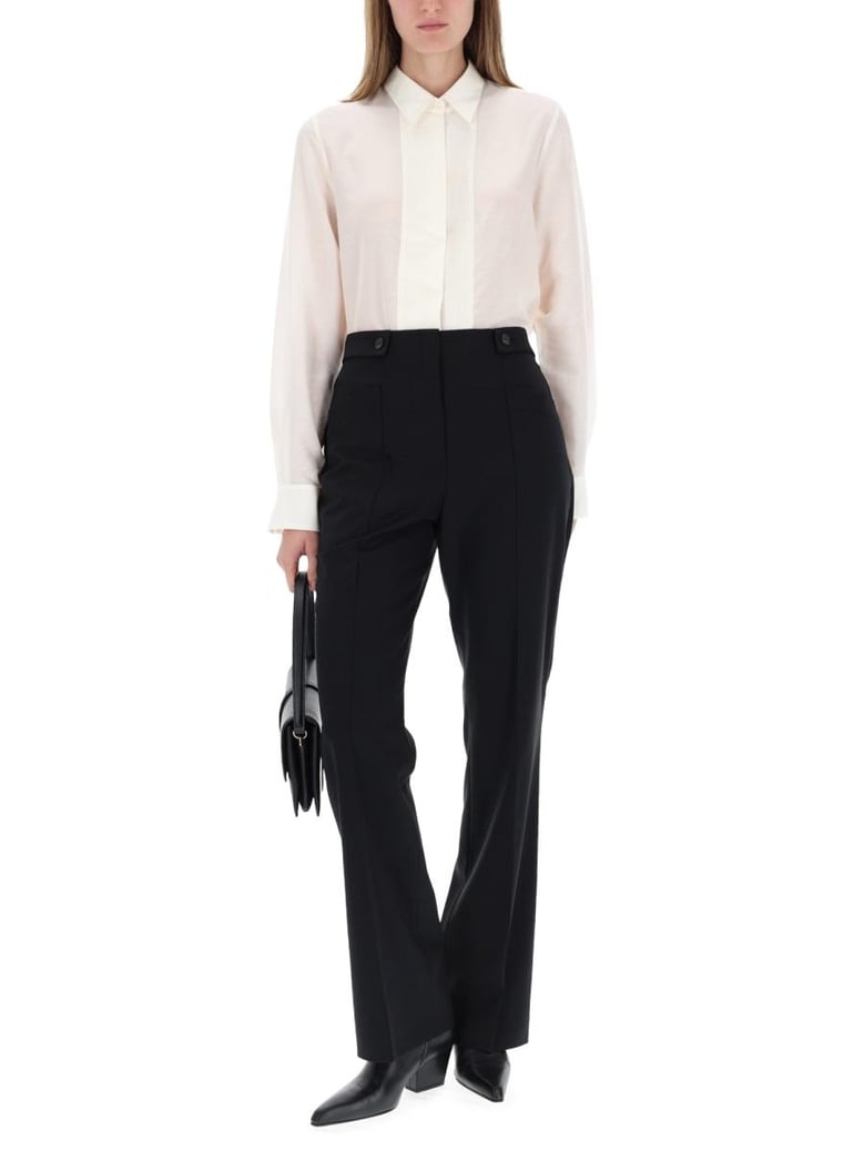 shirt with ribbed pleats by Selfnex