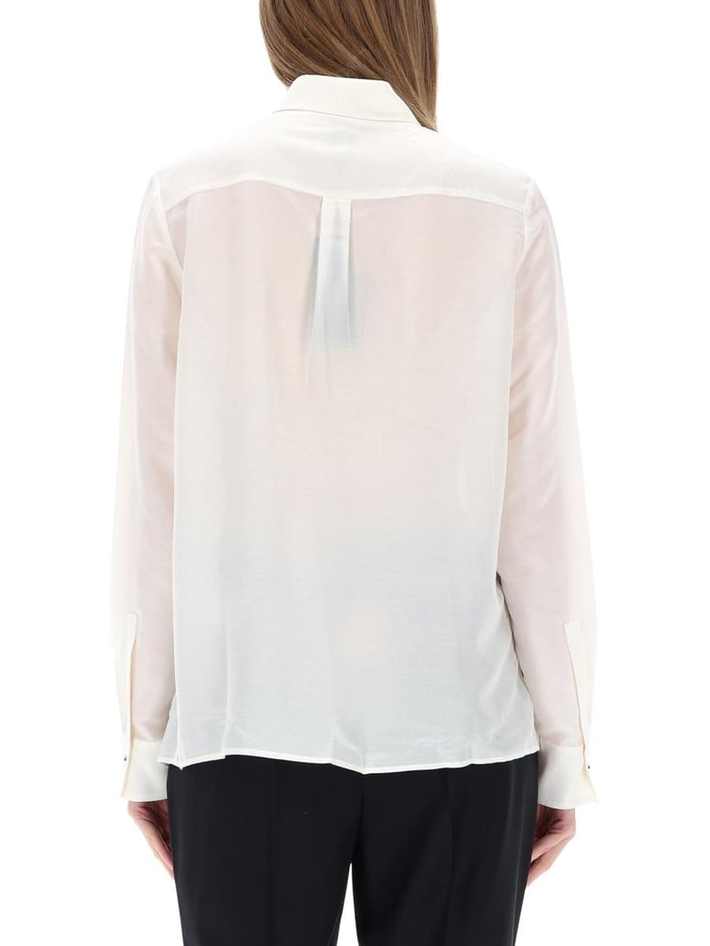shirt with ribbed pleats by Selfnex
