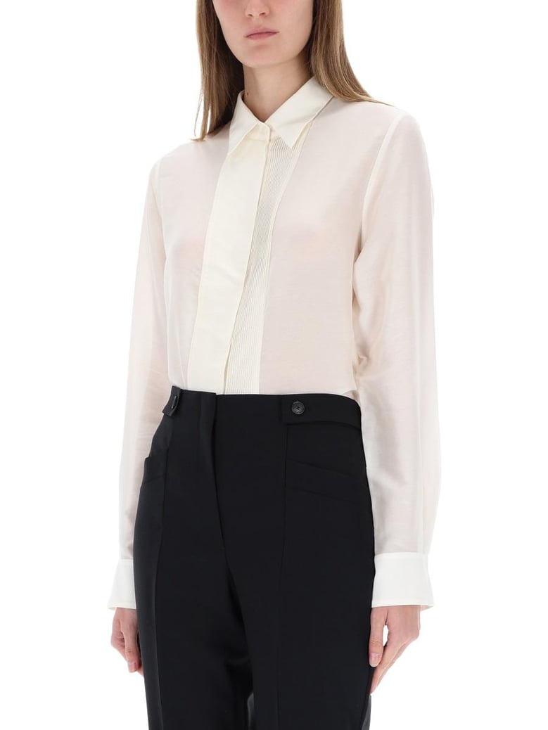 shirt with ribbed pleats by Selfnex