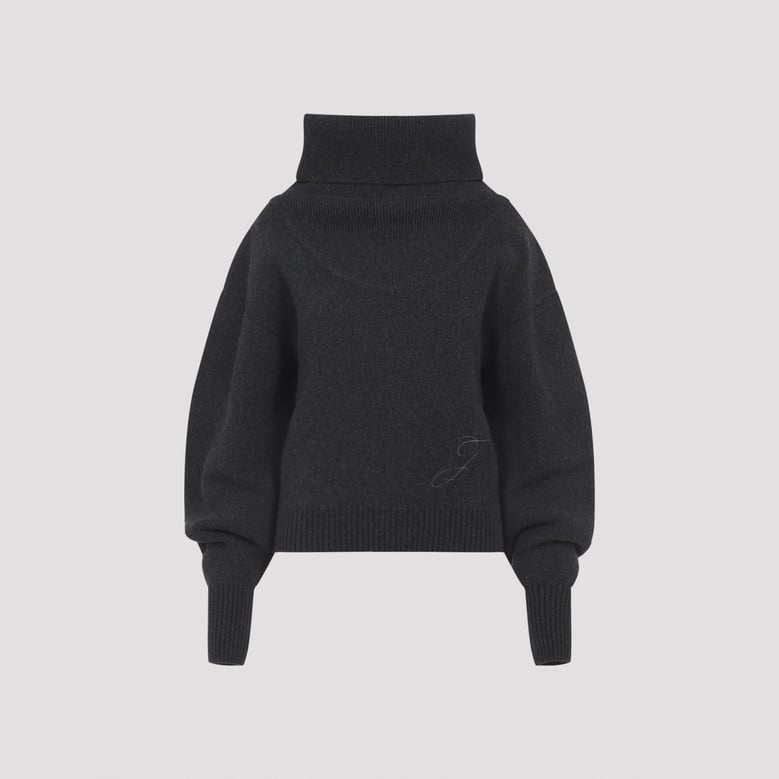 grey wool-cashmere sweater by Selfnex
