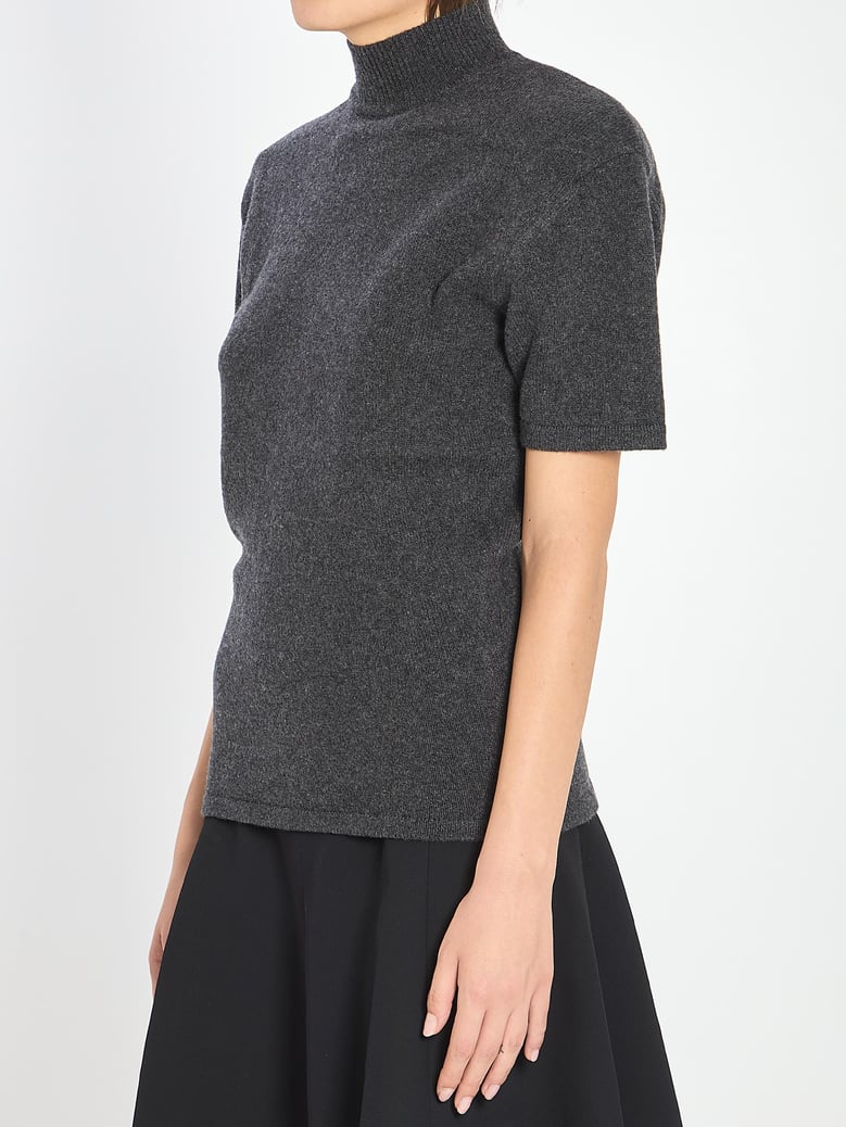 grey wool-cashmere sweater by Selfnex