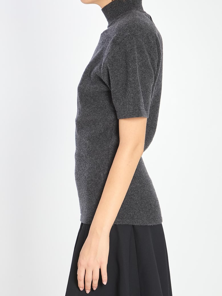 grey wool-cashmere sweater by Selfnex