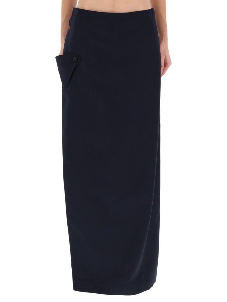 the wraparound pants skirt by Selfnex
