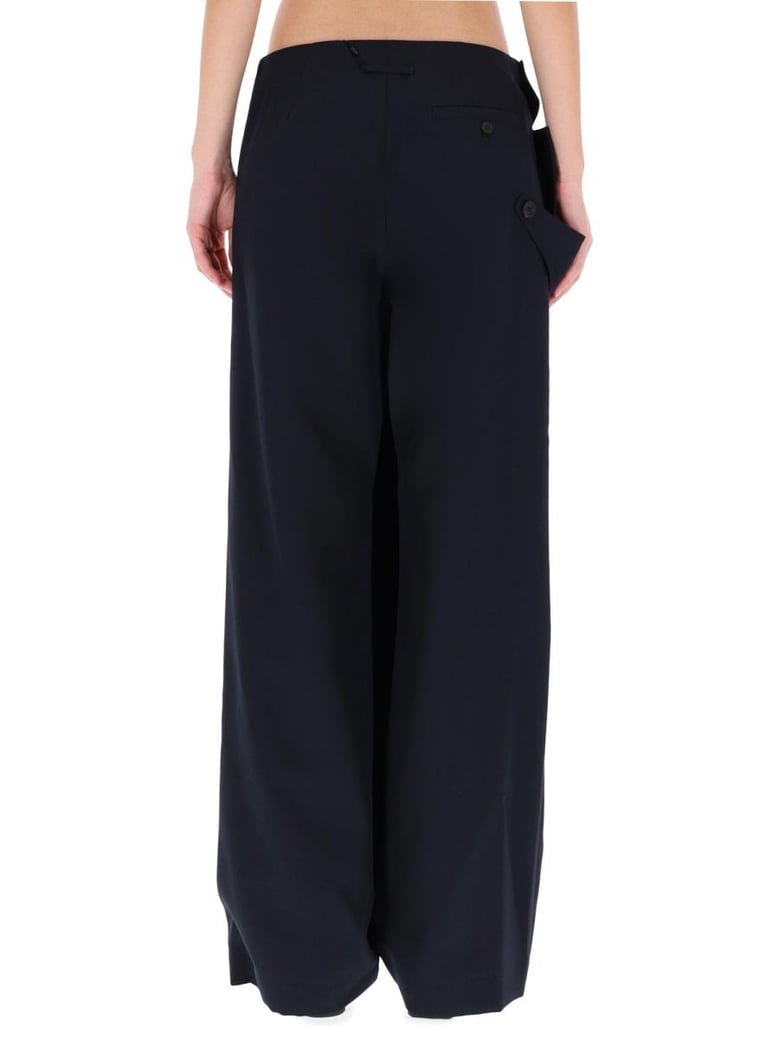 the wraparound pants skirt by Selfnex