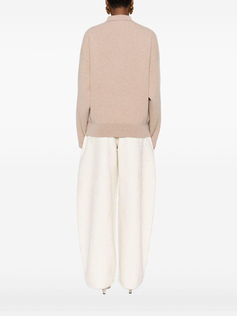 beige merino wool cashmere by Selfnex