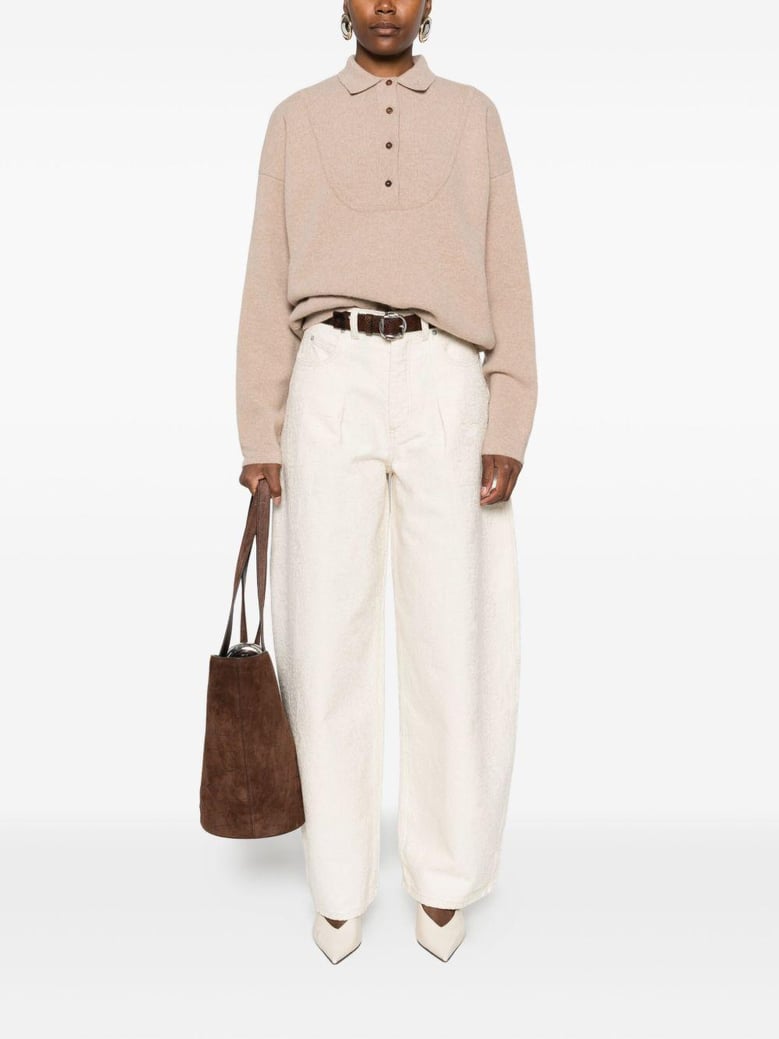 beige merino wool cashmere by Selfnex