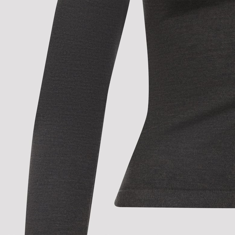 brown merino wool sweater by Selfnex