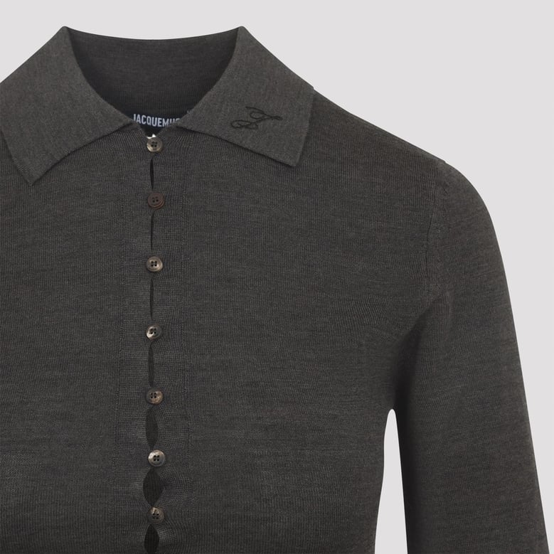 brown merino wool sweater by Selfnex