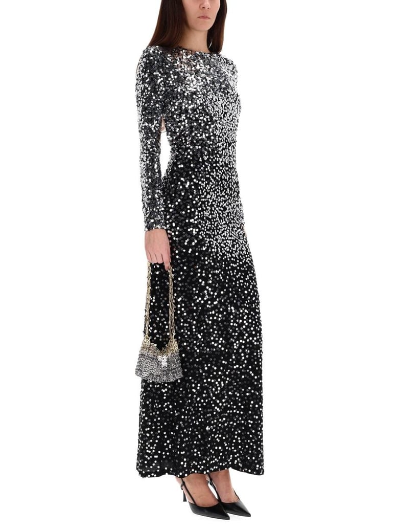 black polyamide dress by Selfnex