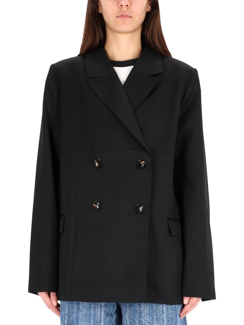 doublebreasted wool jacket by Selfnex