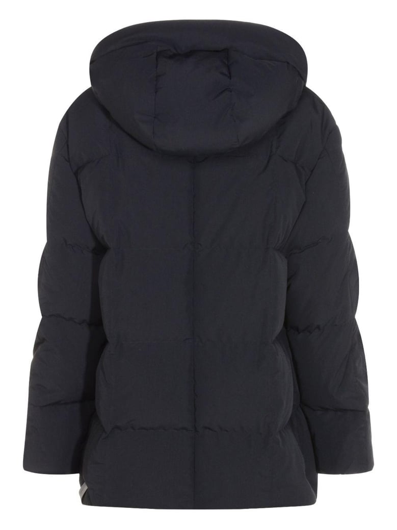 hooded down jacket by Selfnex