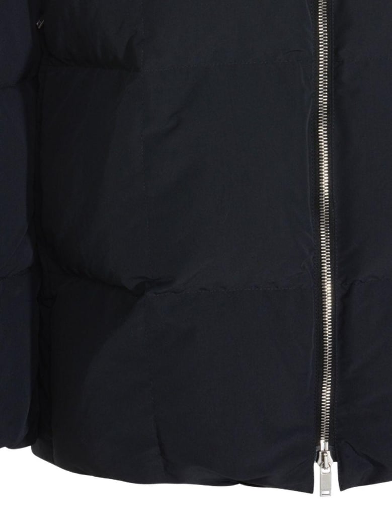 hooded down jacket by Selfnex