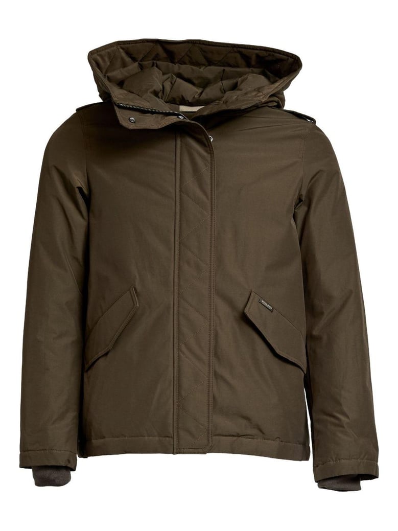 quilted hooded jacket by Selfnex