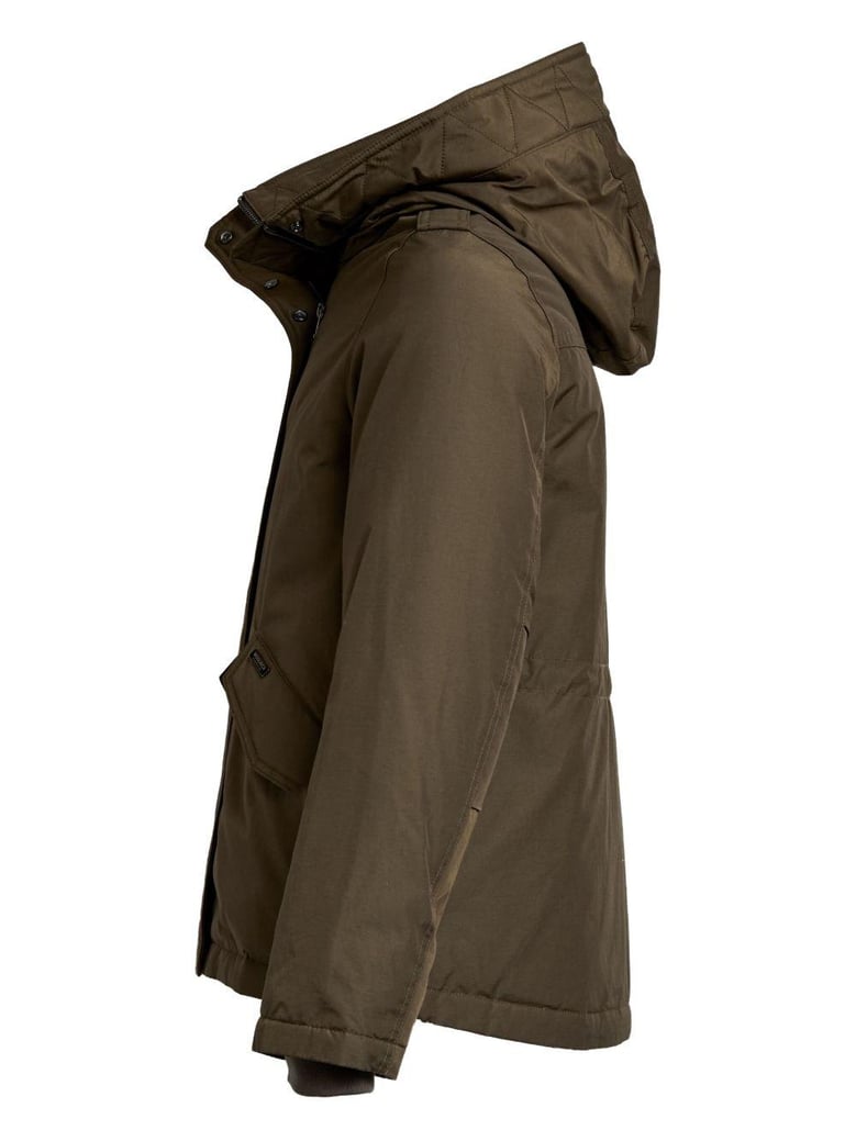 quilted hooded jacket by Selfnex