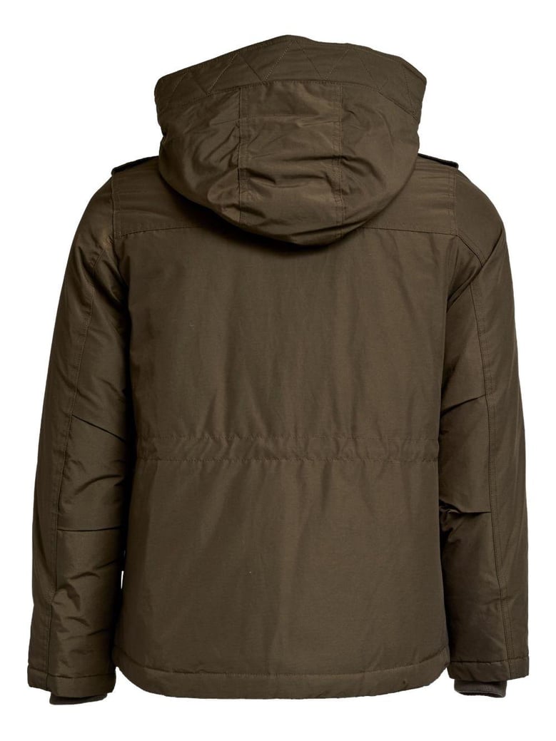 quilted hooded jacket by Selfnex