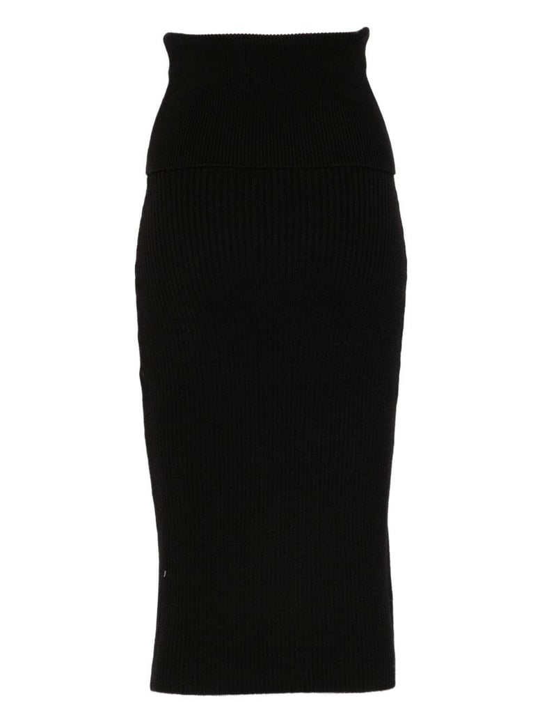 ribbed knit mid-length by Selfnex