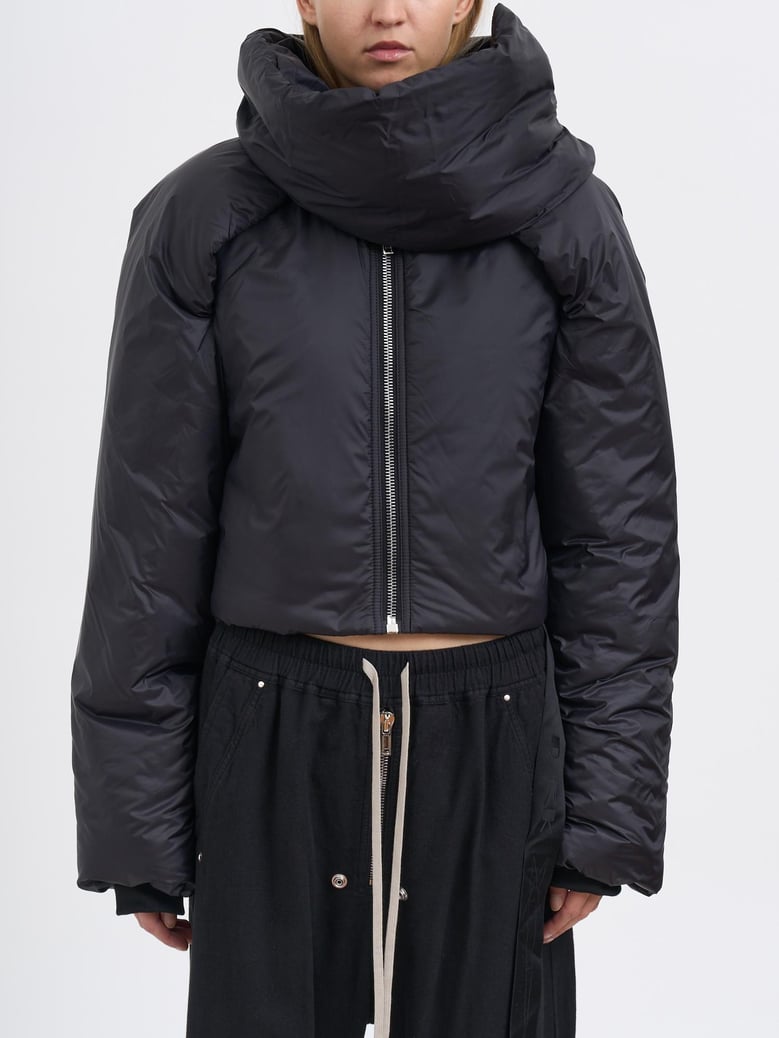 padded convertible jacket black by Selfnex