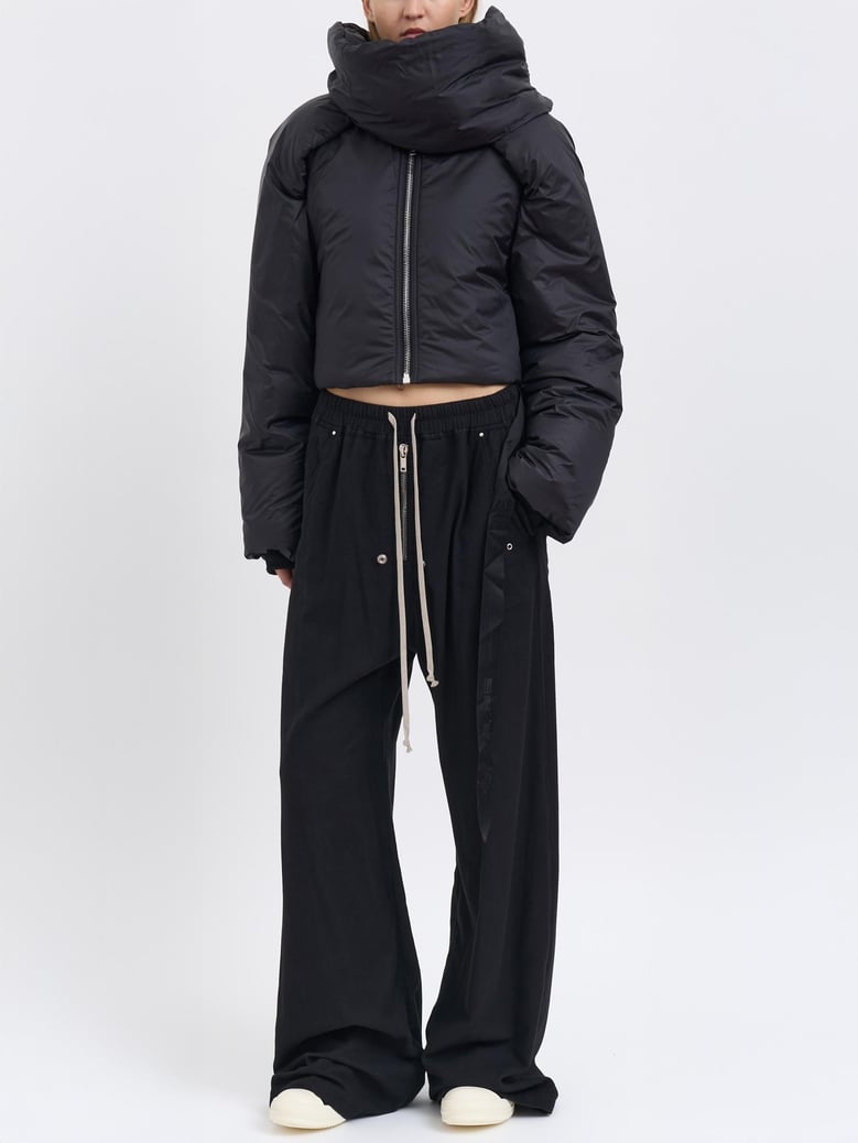 padded convertible jacket black by Selfnex