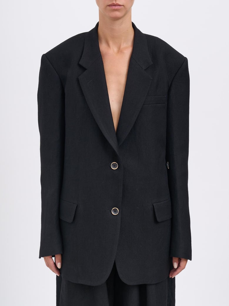 kava wool and linen jacket by Selfnex