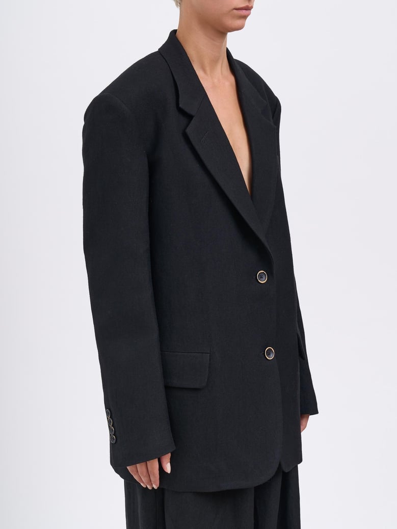 kava wool and linen jacket by Selfnex