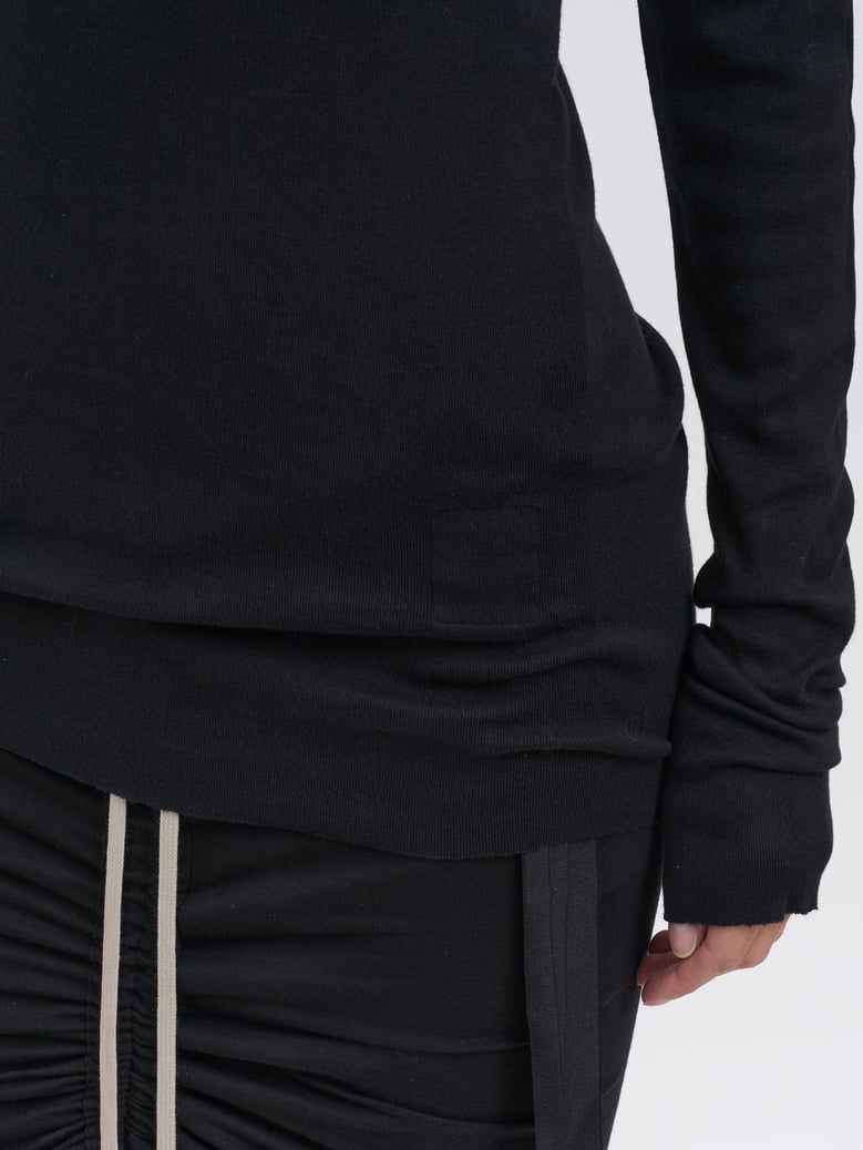 t-shirt rib ls t black by Selfnex