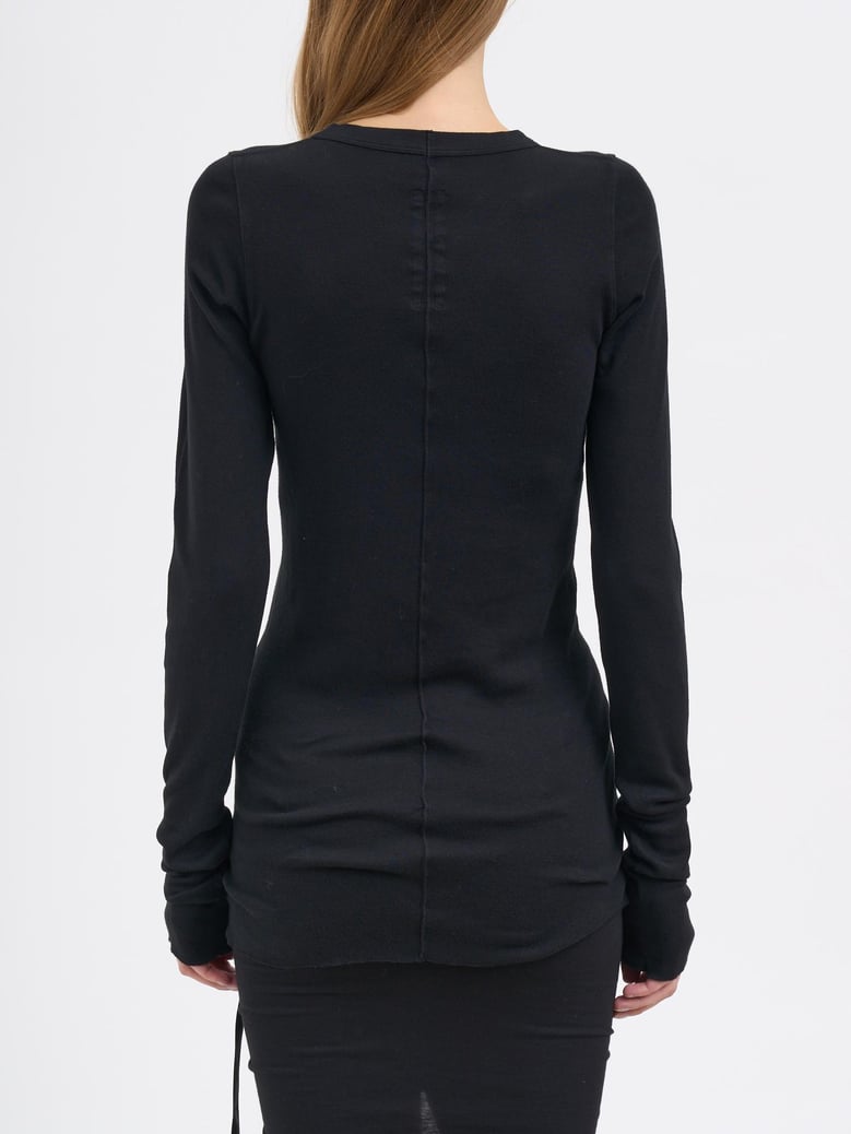 t-shirt rib ls t black by Selfnex