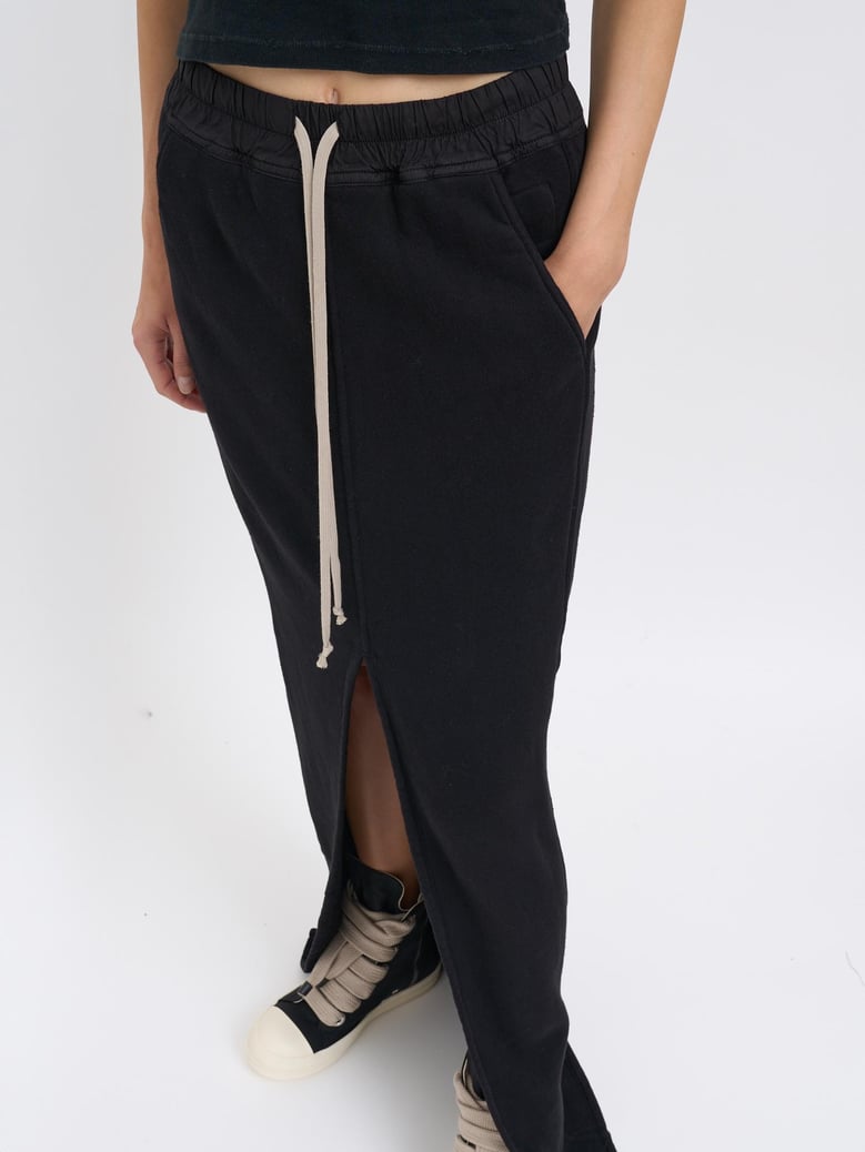 phleg pillar skirt black fleece skirt by Selfnex