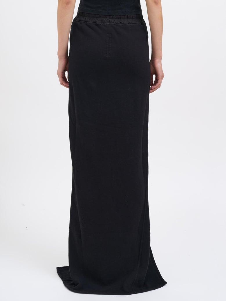 phleg pillar skirt black fleece skirt by Selfnex