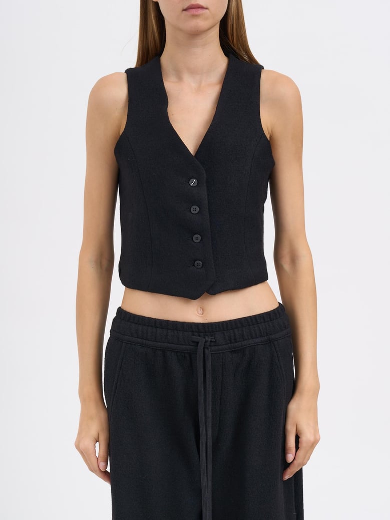 fitted wool vest by Selfnex