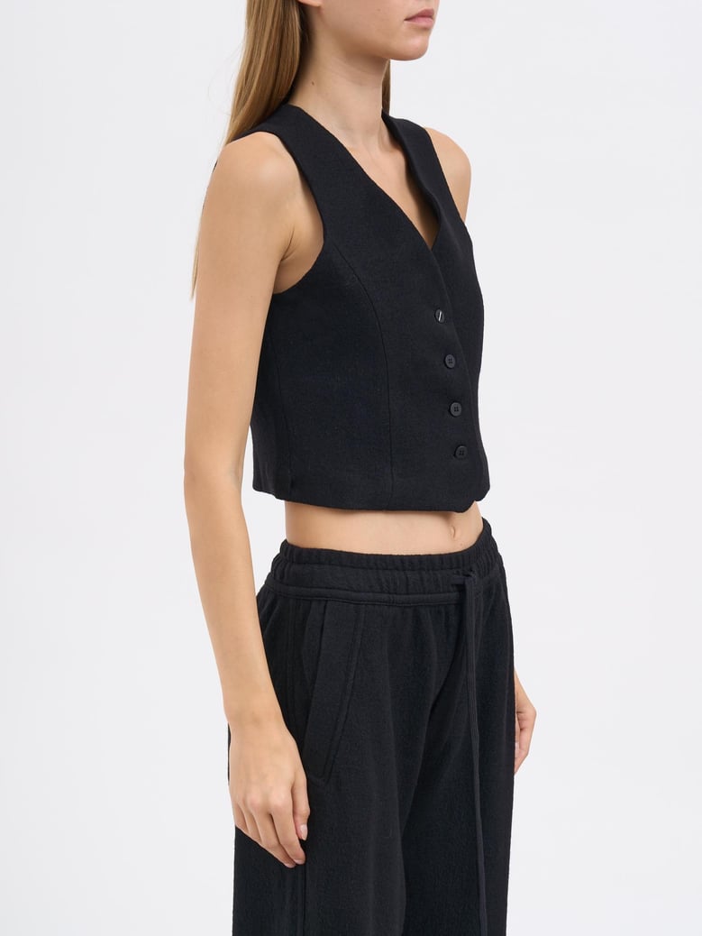 fitted wool vest by Selfnex