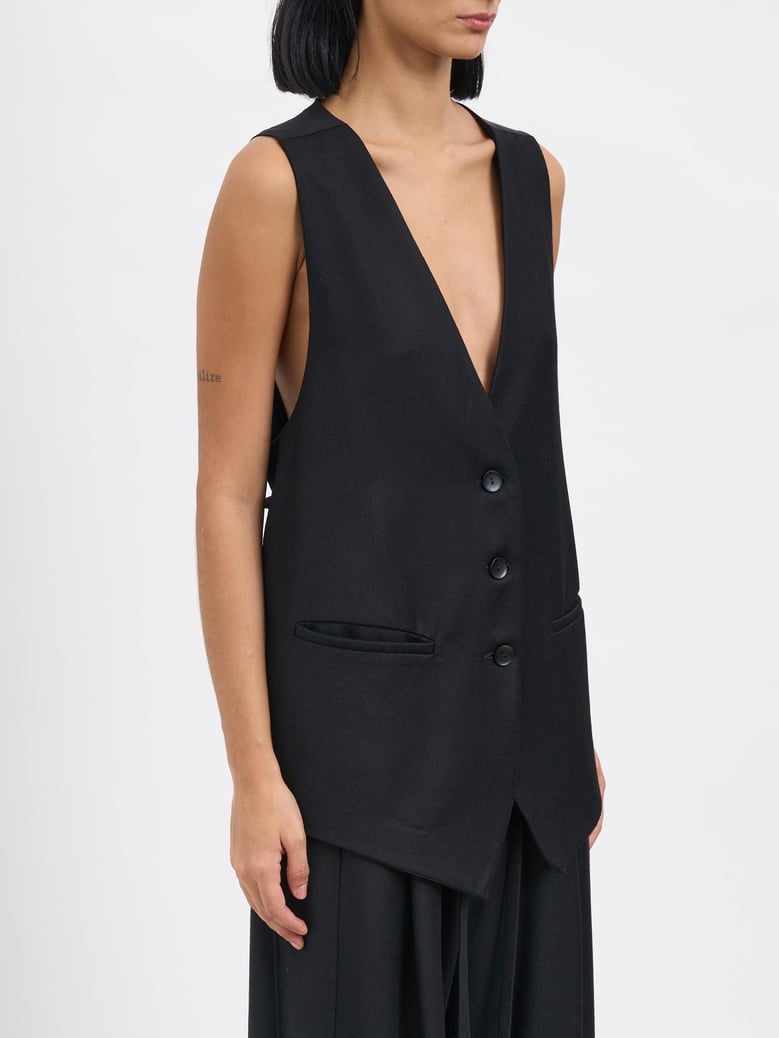 virgin wool vest by Selfnex