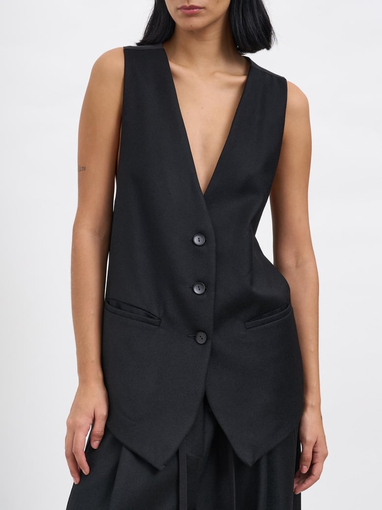 virgin wool vest by Selfnex