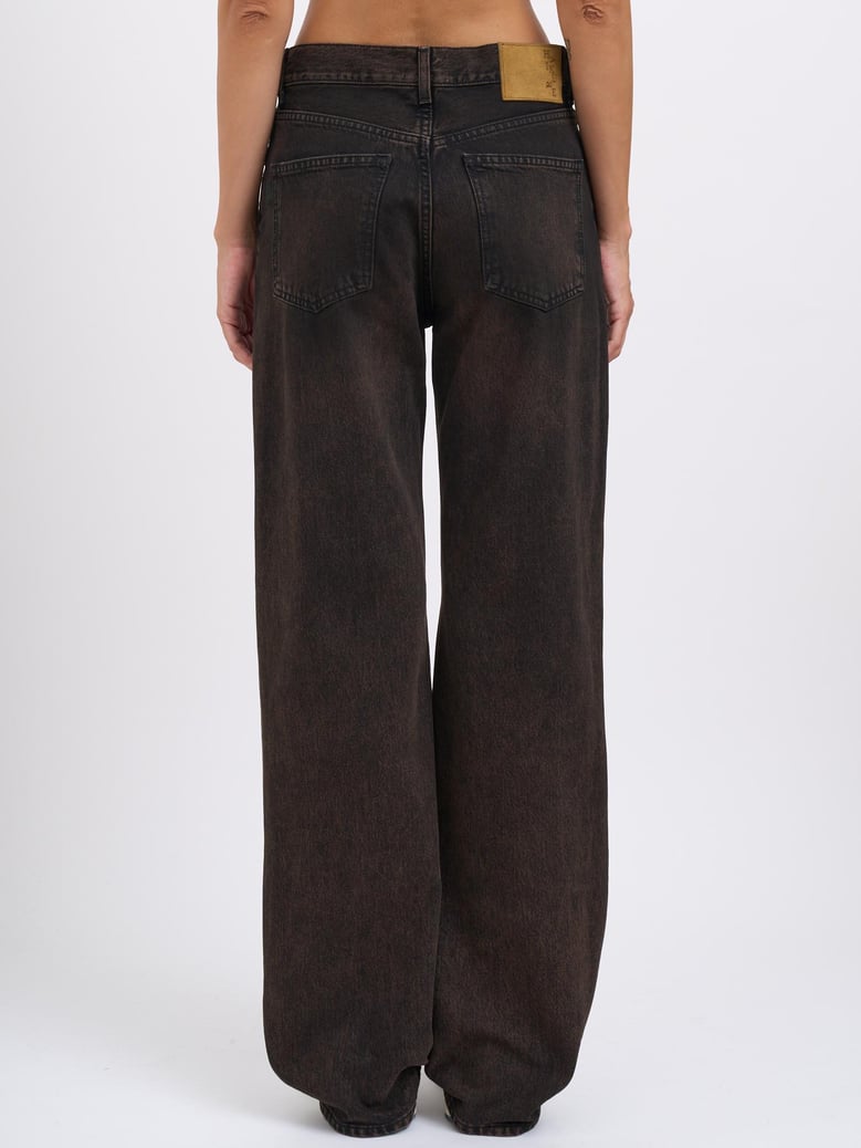 korea brown black pants by Selfnex