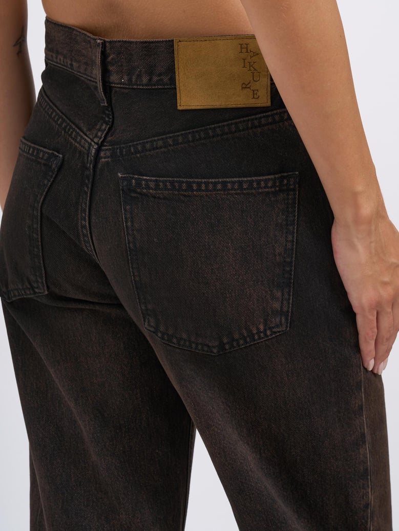 korea brown black pants by Selfnex