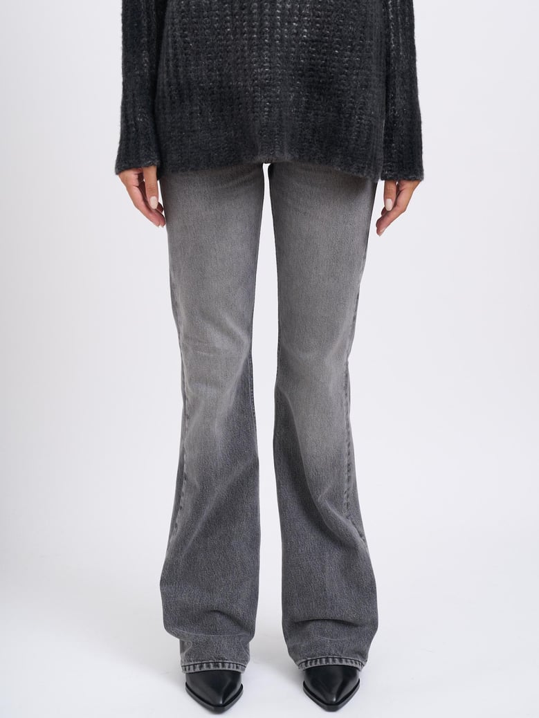 flora flanel grey trousers by Selfnex