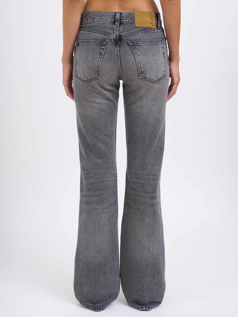 flora flanel grey trousers by Selfnex