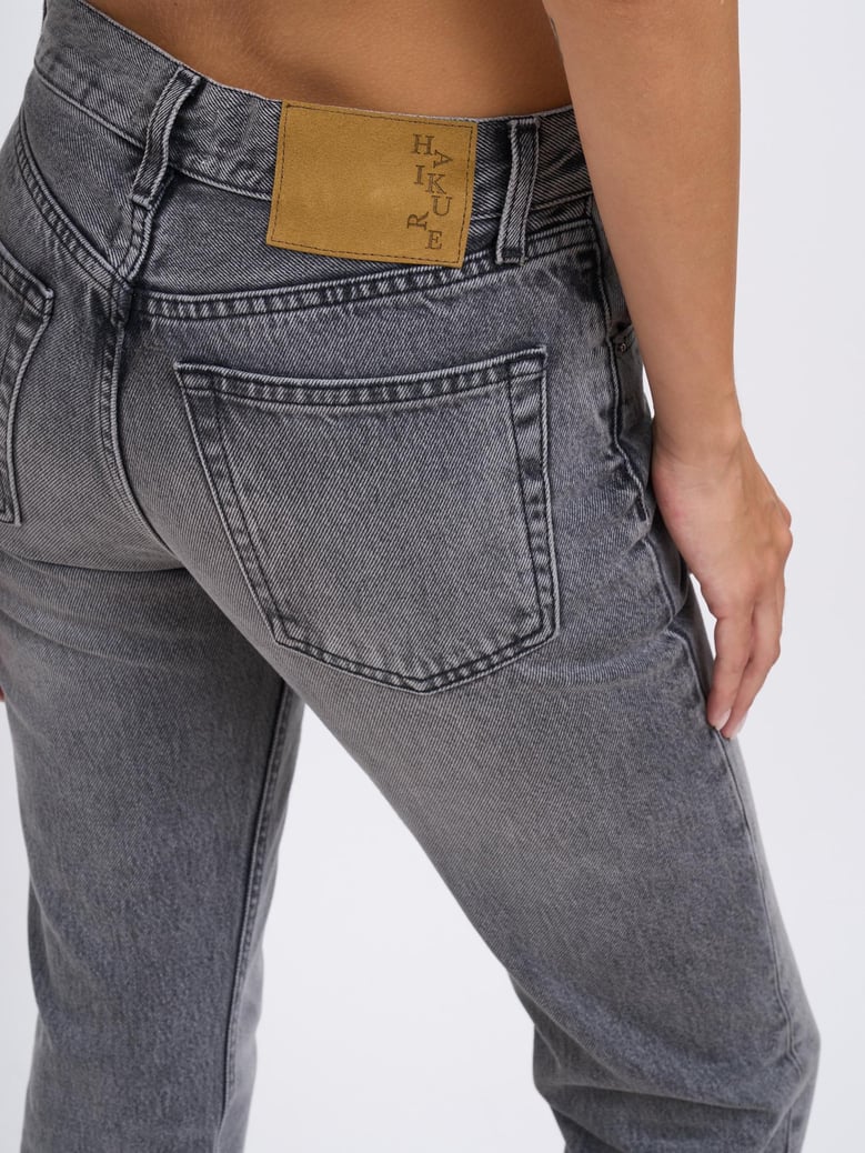 flora flanel grey trousers by Selfnex