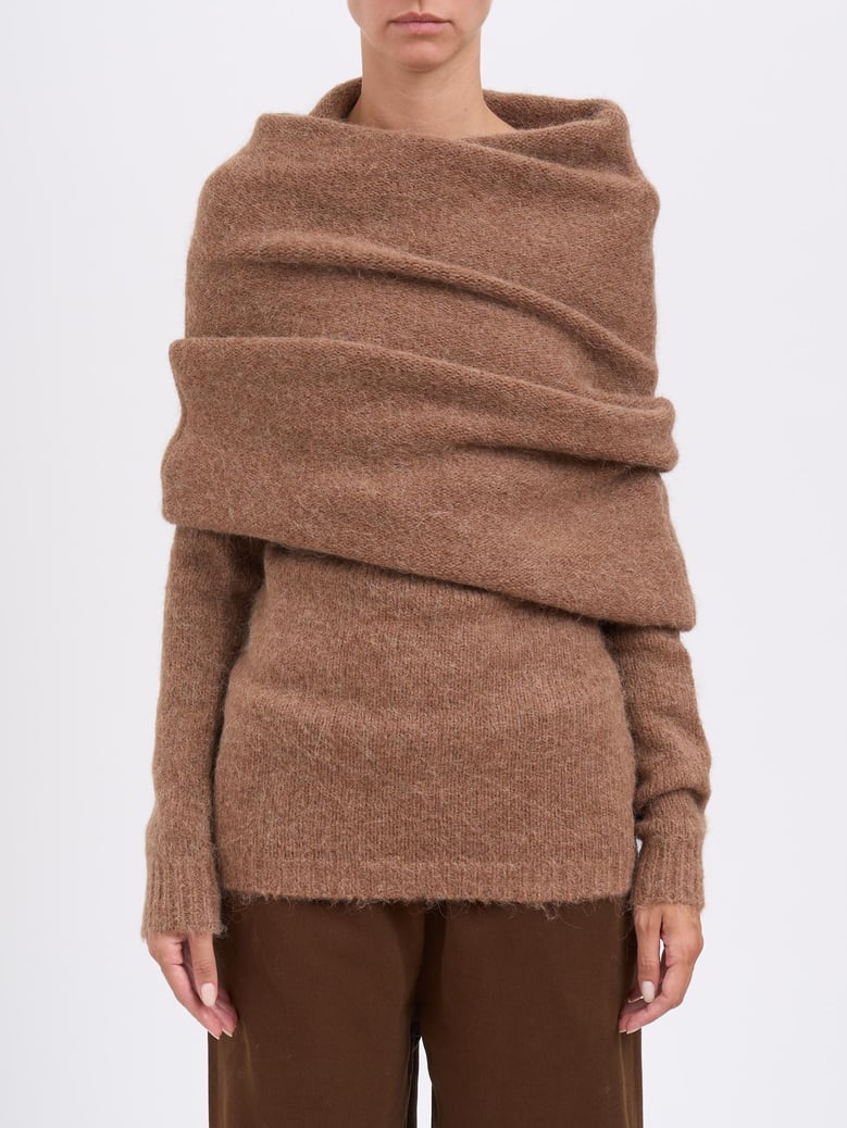 bound top rye sweater by Selfnex