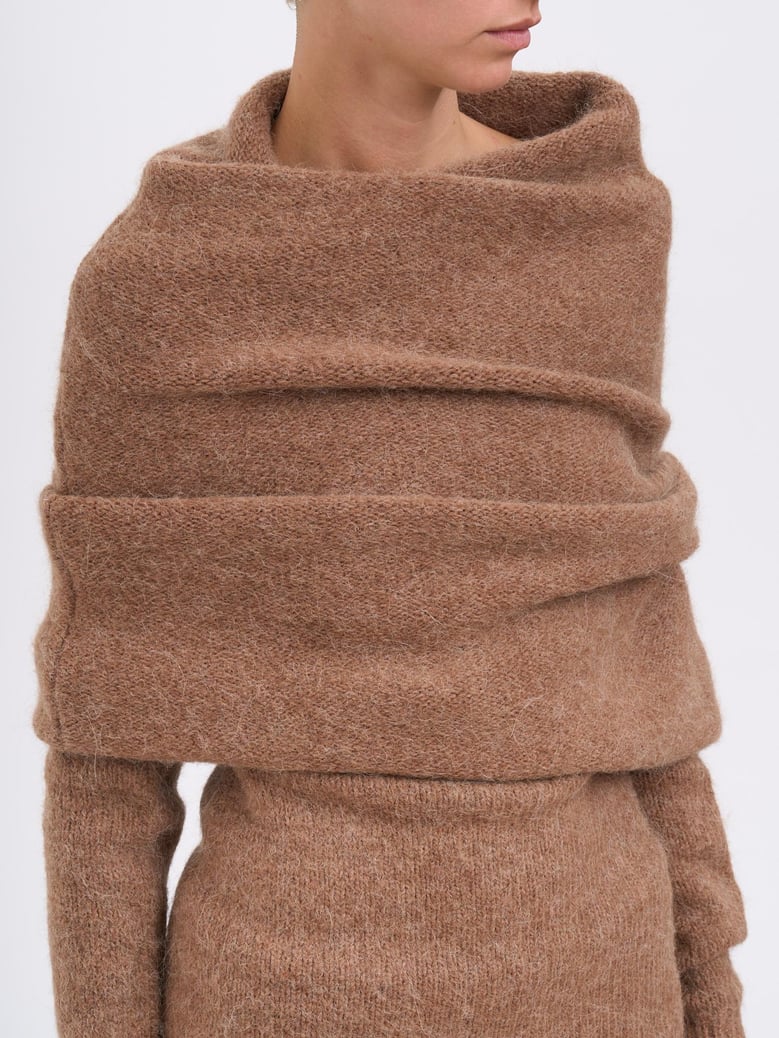 bound top rye sweater by Selfnex