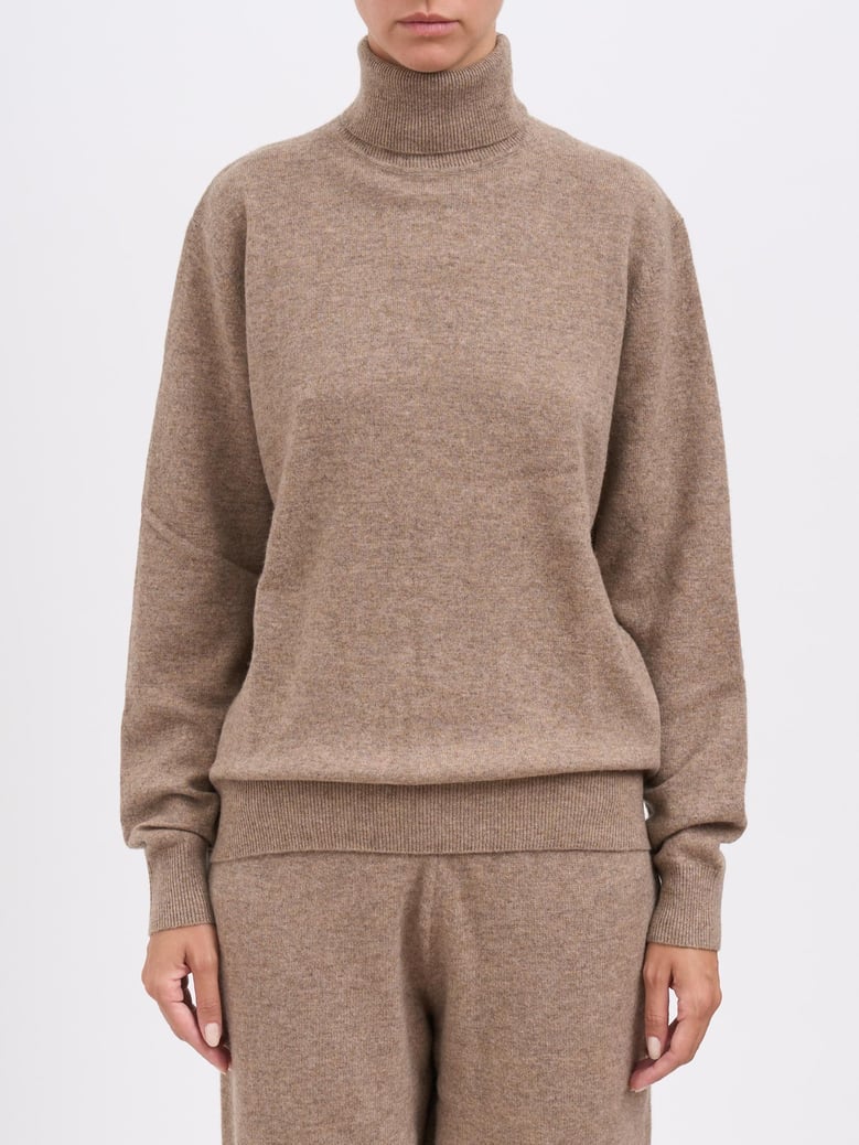 cashmere blend high neck sweater by Selfnex